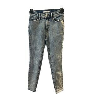 PacSun Women's Acid Wash High Waisted‎ Ankle Skinny Jeans 24